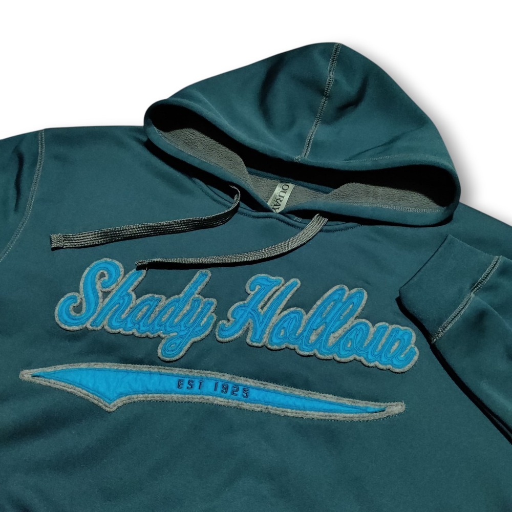 Shady Hollow Hoodie Ouray‎ Sweatshirt Dark Teal Green Size Large Pullover New